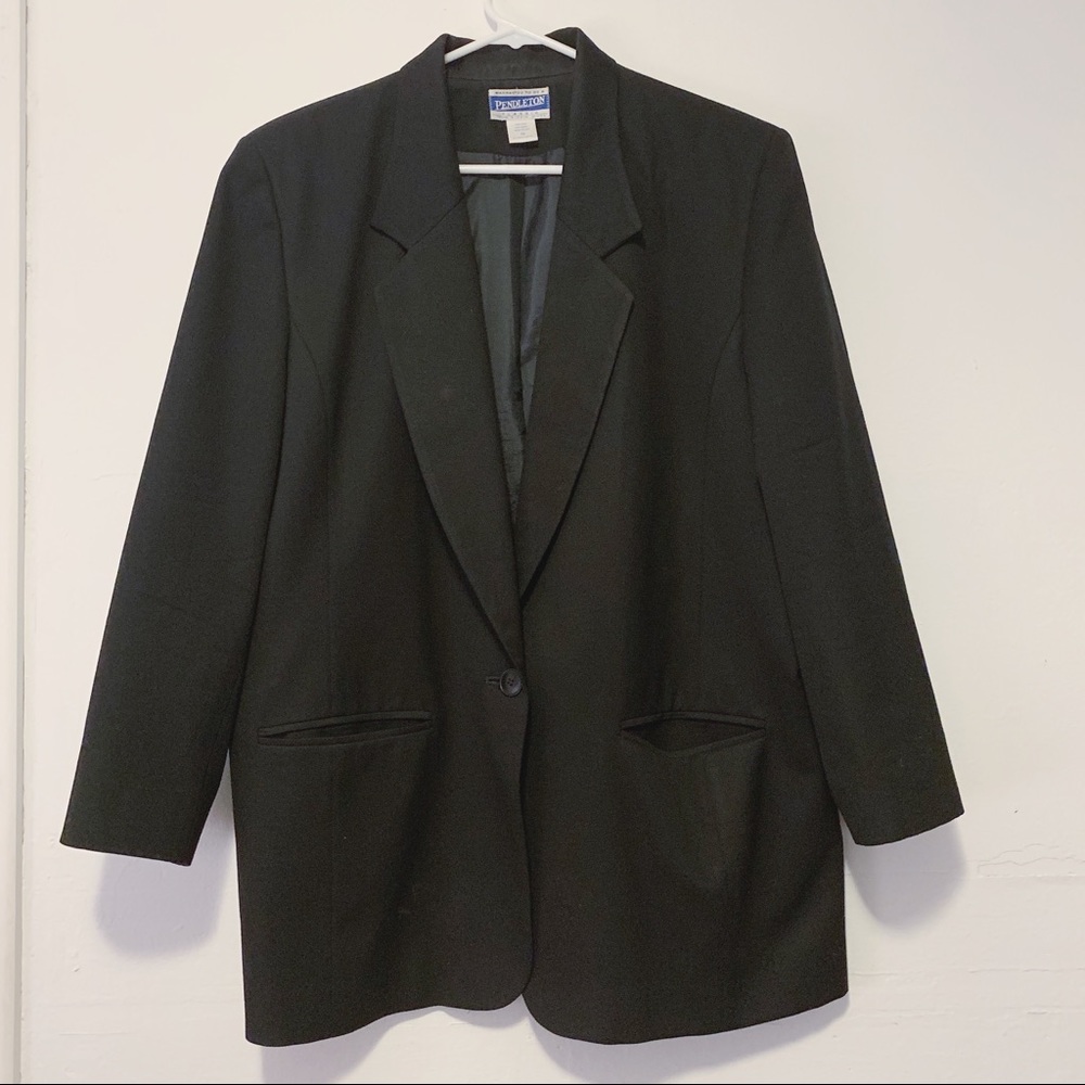 🌿SALE🌿 Vintage Pendleton 100% wool long blazer